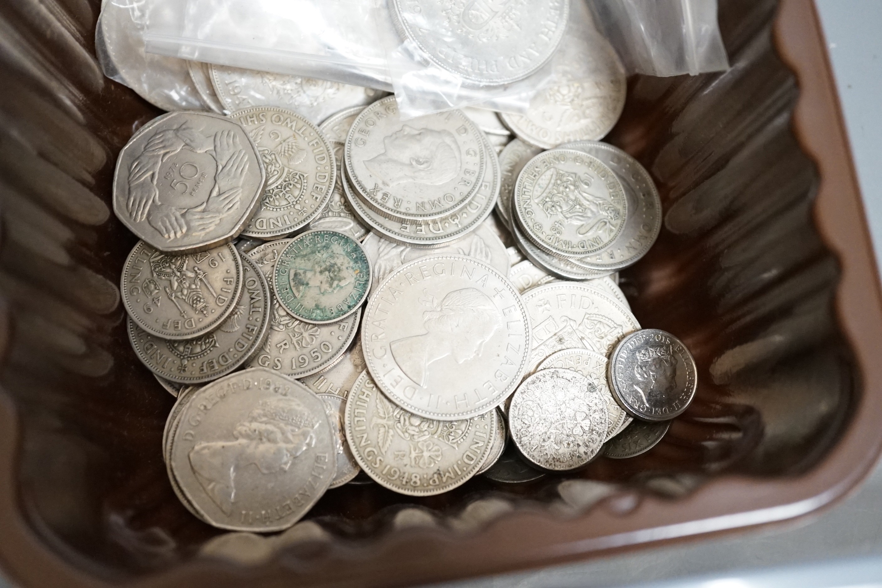 A quantity of coinage and notes